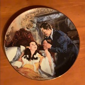 Gone With The Wind Plate 3562 Scarlett & Rhett